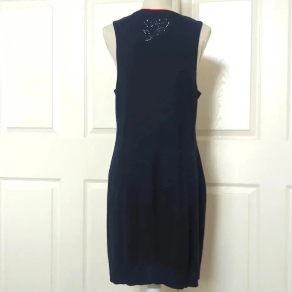 Rag & Bone Navy and red Sleeveless Knit Dress - Picture 8 of 8